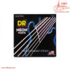 Струни для електрогітари DR Strings Neon White Electric - Light Heavy (9-46)